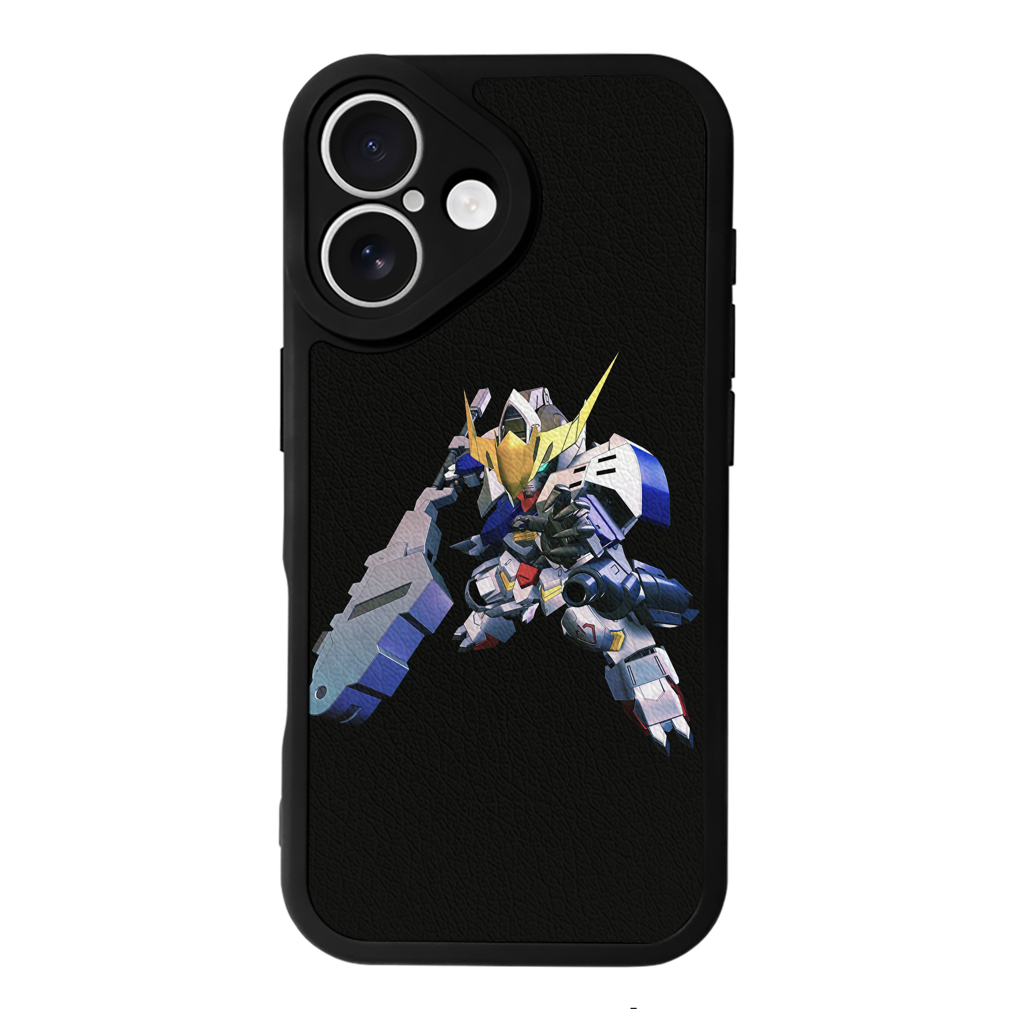 （画像用） 機動戦士ガンダム Mobile Suit Gundam 【iPhone 16シリーズ対応】シリコンスマホケース（レザー調） 材質：シリコン